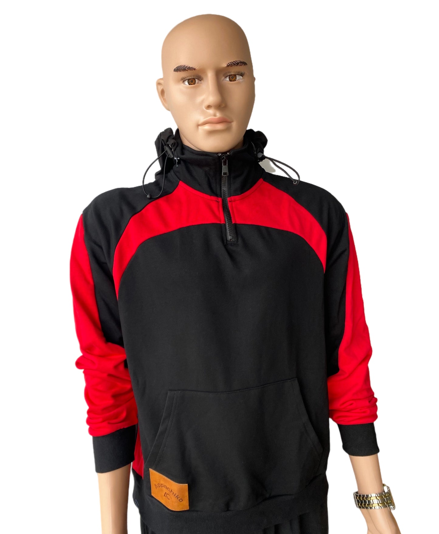 Appachiko's Half Zip Turtle Neck hoodie pull over