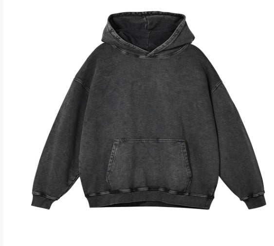 Vintage Acid Wash Oversized Hoodie streetwear