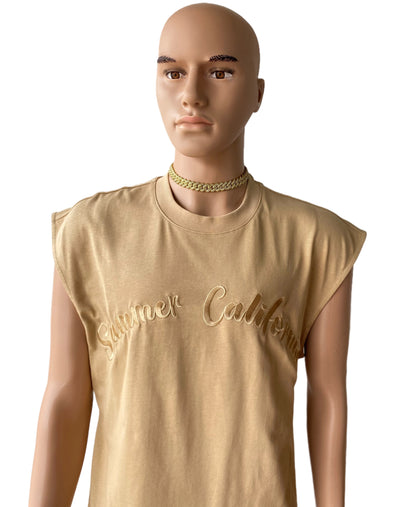 SLEEVELESS SUMMER T-SHIRT