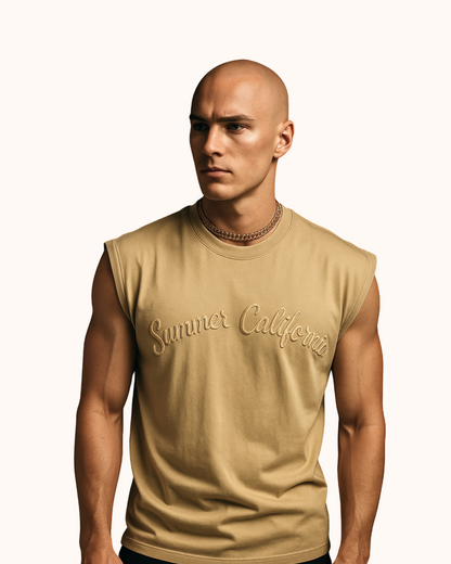 SLEEVELESS SUMMER T-SHIRT